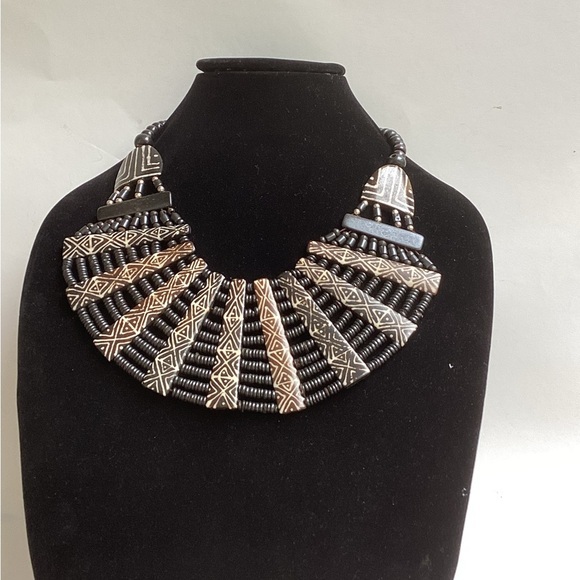 NYC STATEMENT  CHOKER  NECKLACE 2A29 - Picture 8 of 12